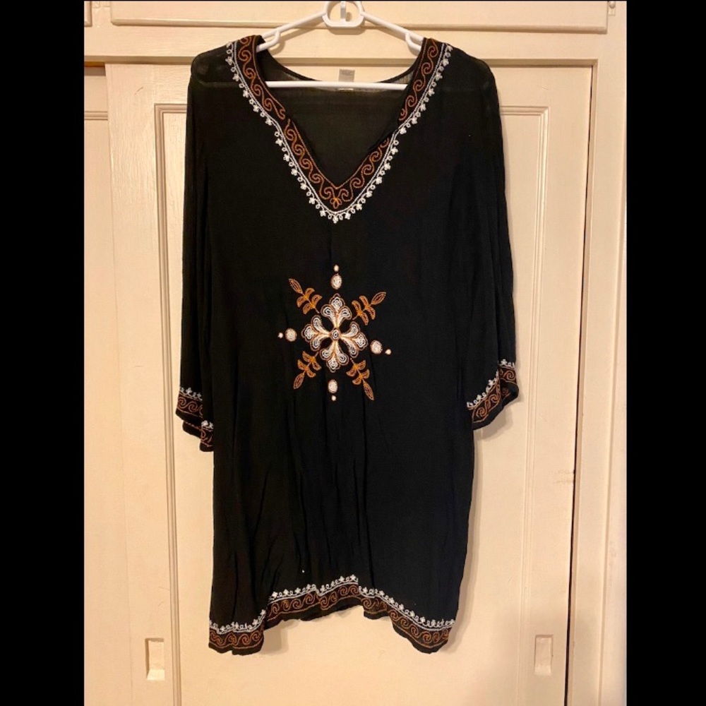 Long sleeve flowy dress